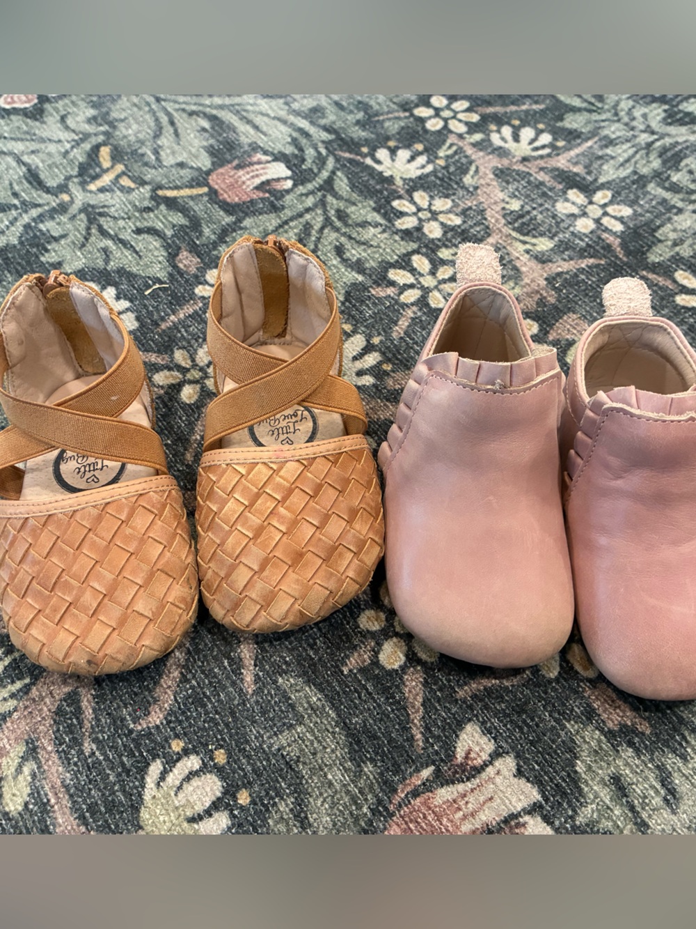 Little Love Bug Pink Reagan Boots and Tan  Tinley Sandals